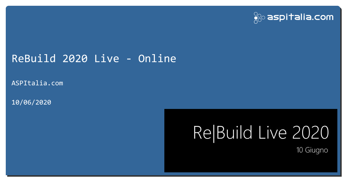 #MAUI per sviluppare applicazioni #Windows e #XPlatf con #net5 con @leoncini117 Seguiteci live su #aspilive da https://aspit.co/ReBuild-20